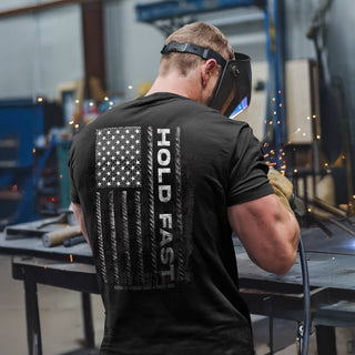 Desert Steel Rebar Flag Tee | Laciann Collective