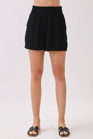 Sedona Ruffled Waist Elastic Shorts
