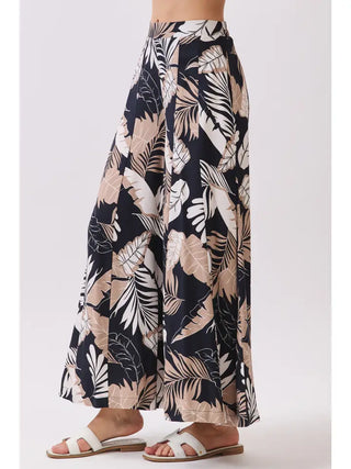 Tropic Ease Wide‑Leg Pants