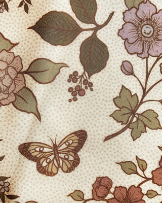 Floral & Butterfly Silk Bandana Scarf