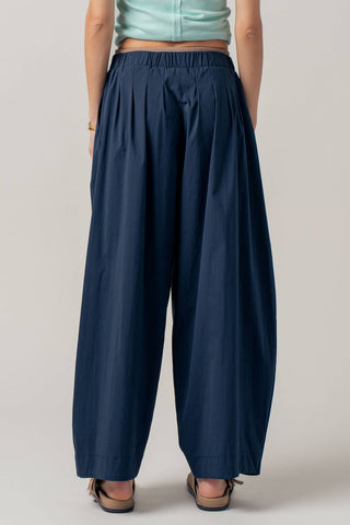 Contrast Waist Cocoon Leg Wide Pants | Laciann Collective