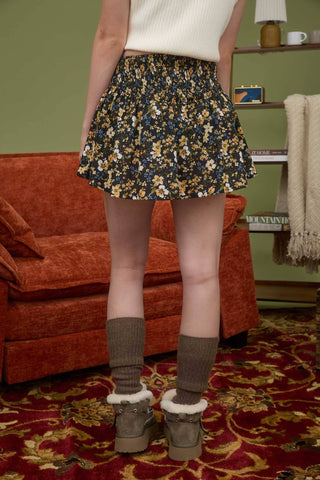 Wildflower Whim Smocked Mini Skirt