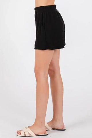 Canyon Thermal Elastic Waist Casual Shorts (Top Sold Separately)