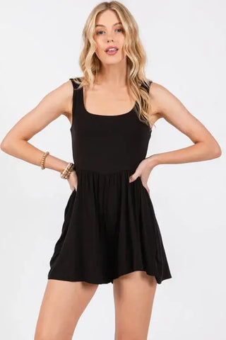 The Shirred Whisper Romper