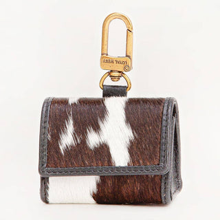 Loyal West Gloriana Clip-On Bag Charm in Black & White