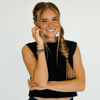 Wild Animal Print with Pink Accent Hair Tie Bracelets