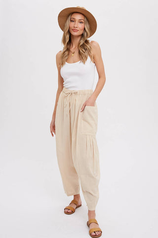EFFORTLESS HAREM PANTS