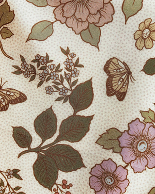 Floral & Butterfly Silk Bandana Scarf