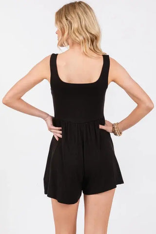 The Shirred Whisper Romper