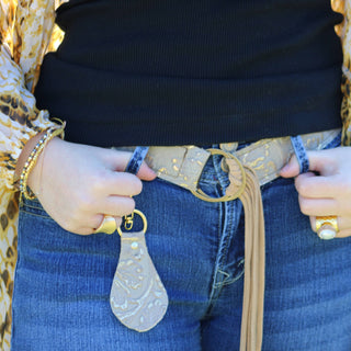 Matte Gold Electroplate Cuff Ring