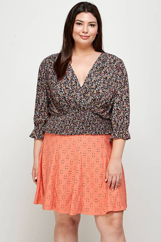 Desert Bloom Smock Blouse