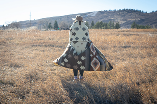 Southwest Alpaca Blanket - Mojave Reversible