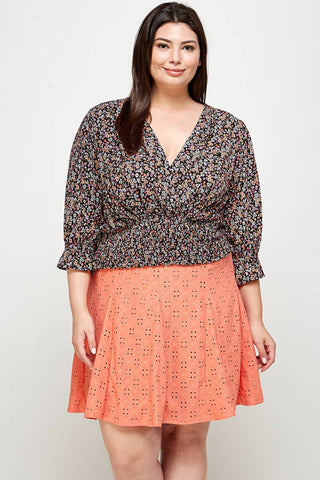 Desert Bloom Smock Blouse
