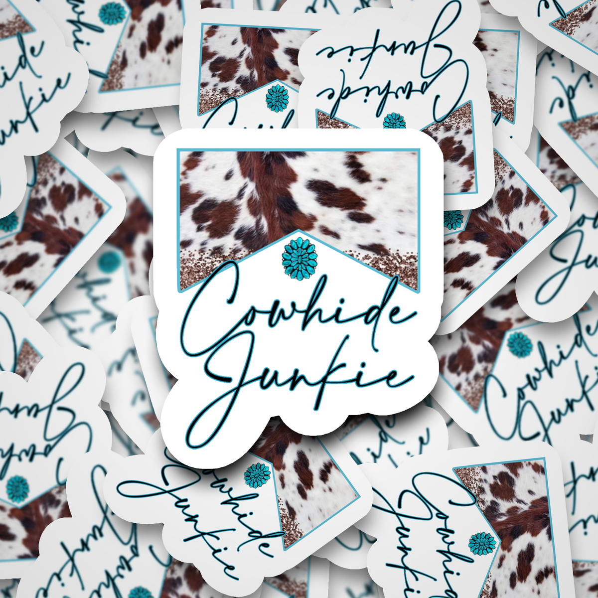 Cowhide Sticker Cowhide Junkie Sticker – 3