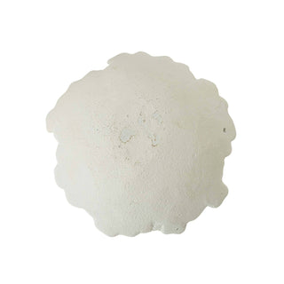 Mae Embossed Floral Jewelry Trinket Dish White Cast Iron