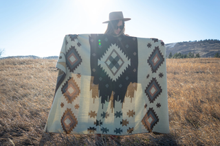 Mocha Andean Alpaca Wool Blanket