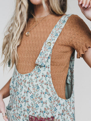 Bloomside Overalls in Sage
