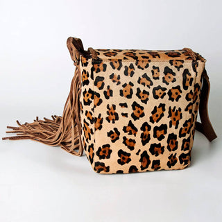 Desert Huntress Crossbody Bag – Leather & Cheetah