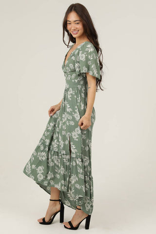 Crimson Canyon Maxi Dress