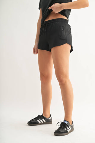 Chicease Drawcord Mini Shorts