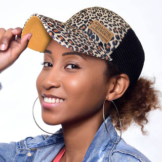 Amazing Grace Leopard Trucker Hat