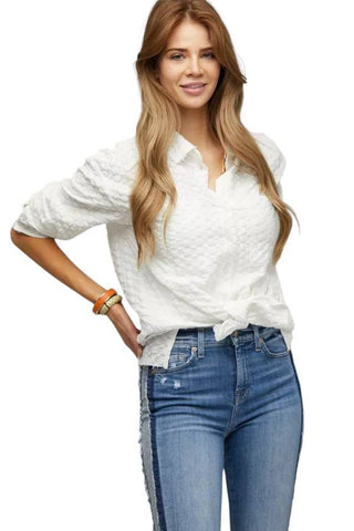 The Curvy Edit Button-Up